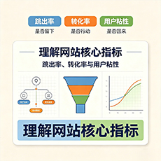 盐城建站-理解网站核心指标：跳出率、转化率与用户粘性