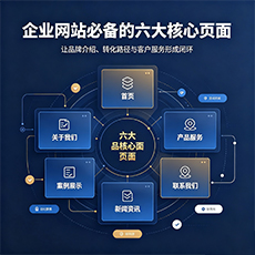 盐城建站-企业网站必备的六大核心页面
